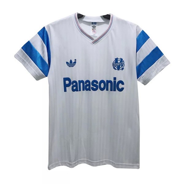 Tailandia Camiseta Marsella 1ª Retro 1990 Blanco